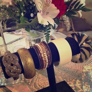 Bundle 5 Stylish Large Cuff style Bracelets